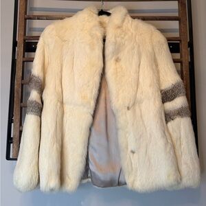 Vintage 80’s Rabbit Fur Jacket